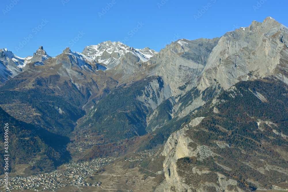 Grand Muveran and the Haut du Cry