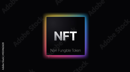 NFT - non fungible token - crypto-art - special type of cryptographic token that represents something unique