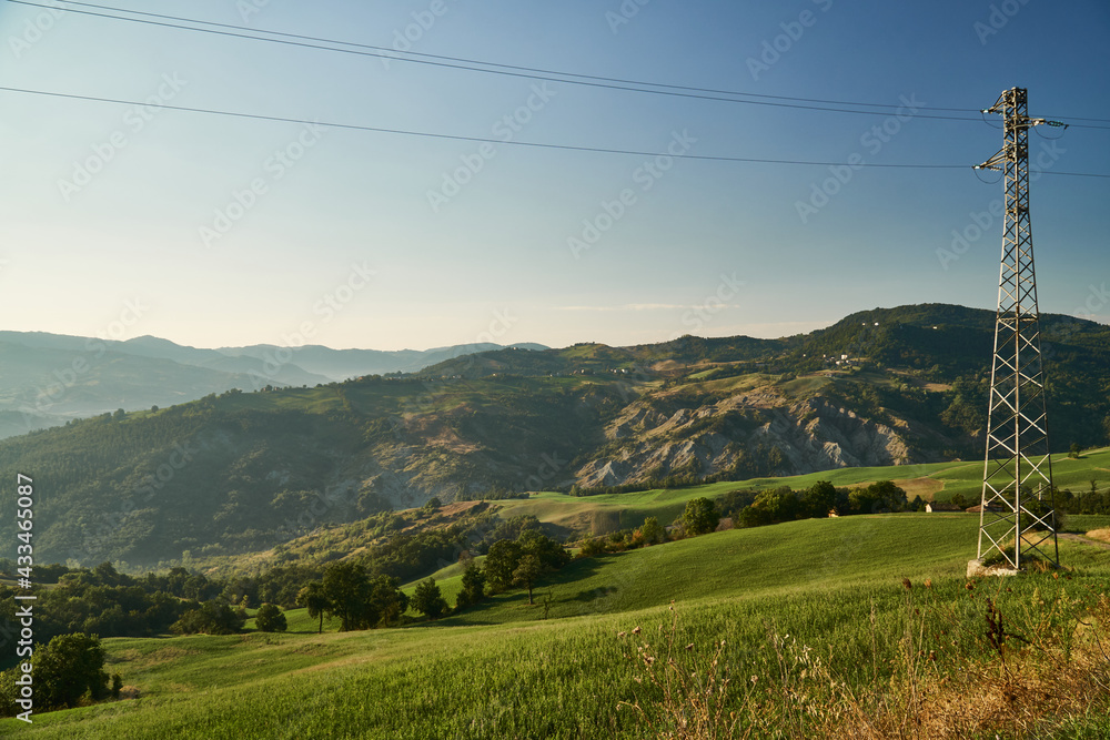Summer landscape near Modena, Emilia-Romagna, Italy. Summer landscape near Modena, Emilia-Romagna, Italy.