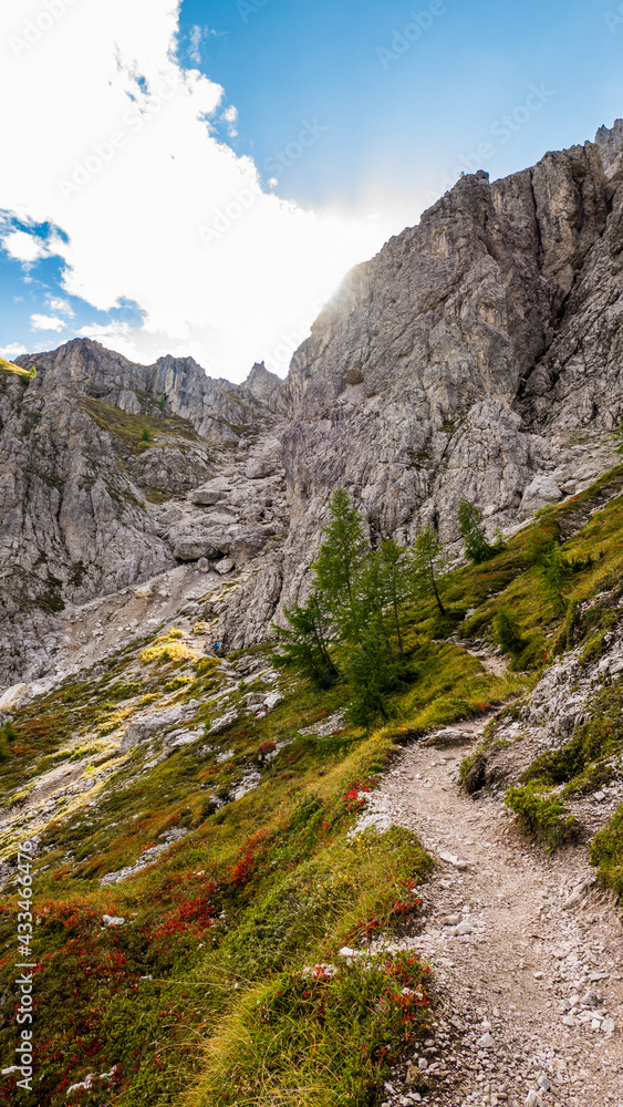 Dolomites mountains south tyrol - Croda Rossa
