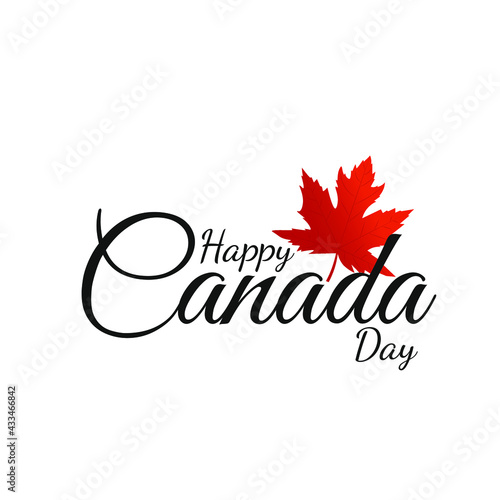 Happy Canada day , Vector Illustation.