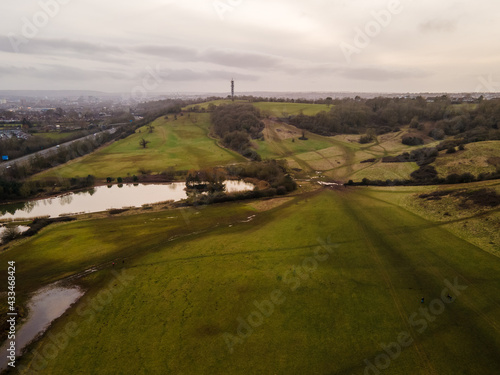 Stoke Park, Bristol. View from above