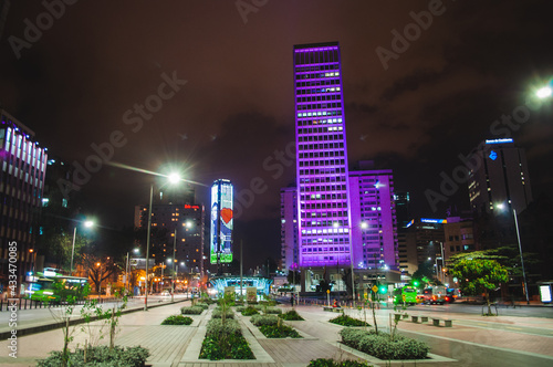 Bogotá Cityscape at Night