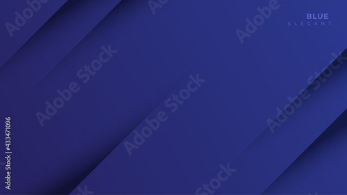 Wallpaper Mural Blue elegant abstract background. Minimalist deep blue premium abstract background with luxury geometric dark shapes. Vector illustration. Torontodigital.ca