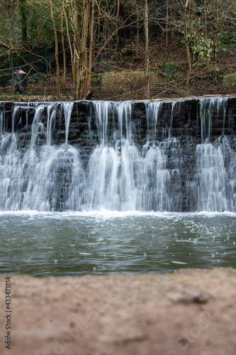 A waterfall in Bristol  Snuff Mills Park