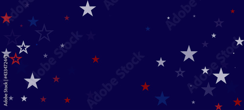 National American Stars Vector Background. USA Independence 4th of July Memorial Labor 11th of November President's Veteran's Day