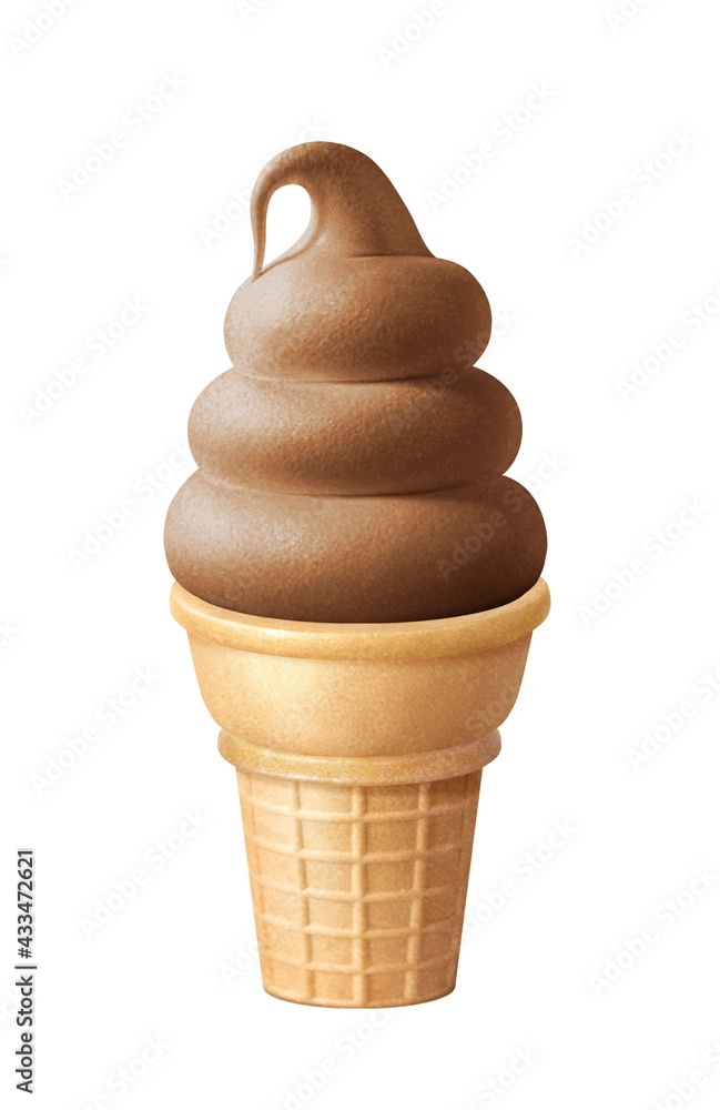 Illustrazione Stock ソフトクリーム 太巻き チョコ イラスト リアル Adobe Stock Illustrazione Stock ソフトクリーム 太巻き チョコ イラスト リアル Adobe Stock