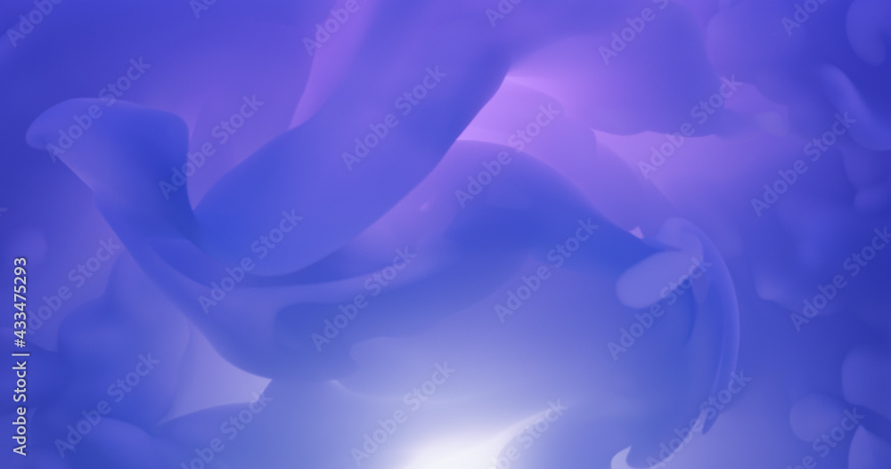 Colorful cool dynamic fluid effect. Smooth Flowing of Gradient Liquid Background. Abstract Graphics.3D rendering