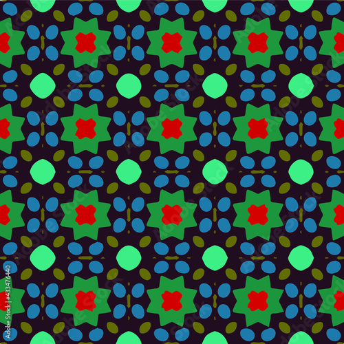 Wallpaper Mural Vector modern seamless colorful geometry pattern leaves bright , color abstract geometric background,wallpaper print, retro texture, hipster fashion design. Torontodigital.ca