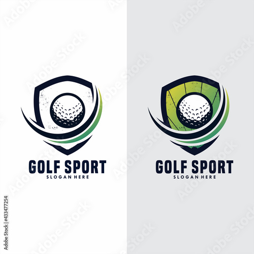 golf sport Logo Template