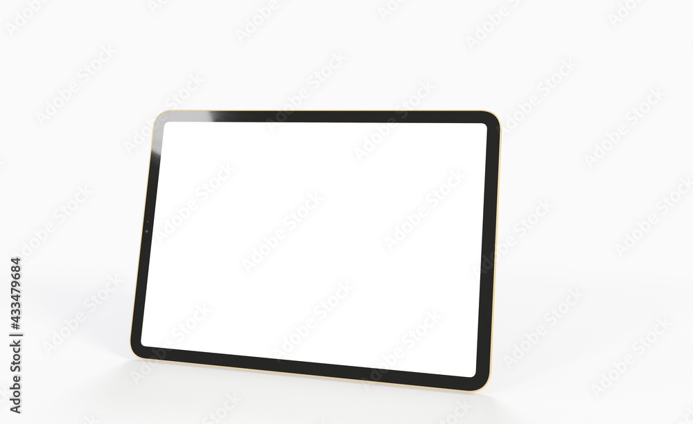 Tablet 3d computer with blank screen Tablet 3d computer with blank screen