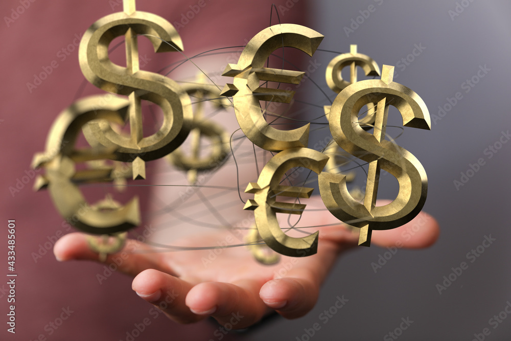 Price with currency symbols. Business concept. Price with currency symbols. Business concept.