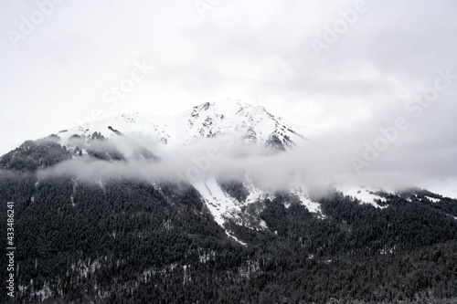 snow covered mountain