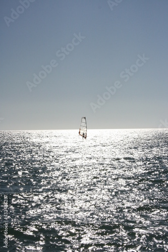person on the sea