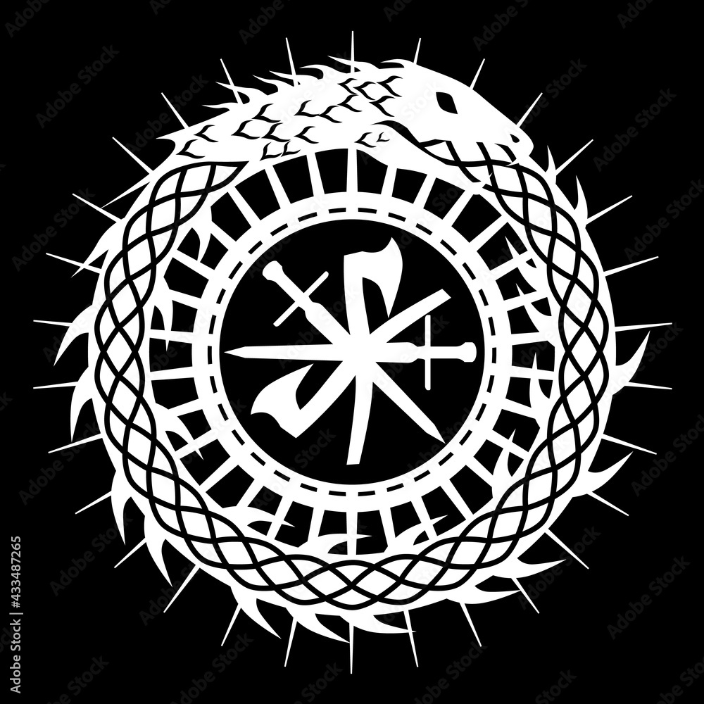 The Celtic Symbols 2D illustartion The Celtic Symbols 2D illustartion