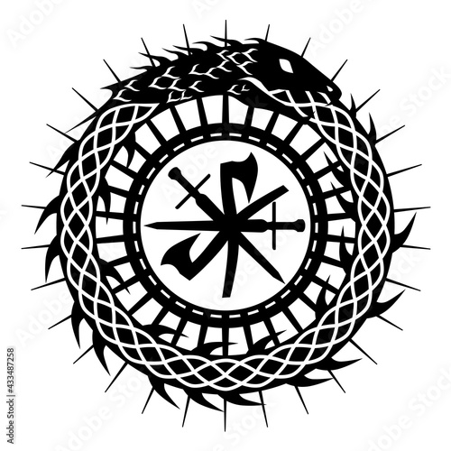 The Celtic Symbols 2D illustartion photo