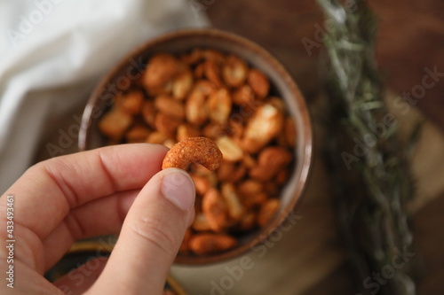trail mix nuts with spices