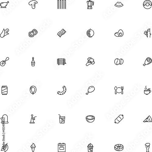 icon vector icon set such as: label, tonic, handle, rigate, candy, burn, colorful, yolk, house, umbrella, fried-egg, wafer, full, boletus, single, exotic, milk, champaign, doodle, cannelloni