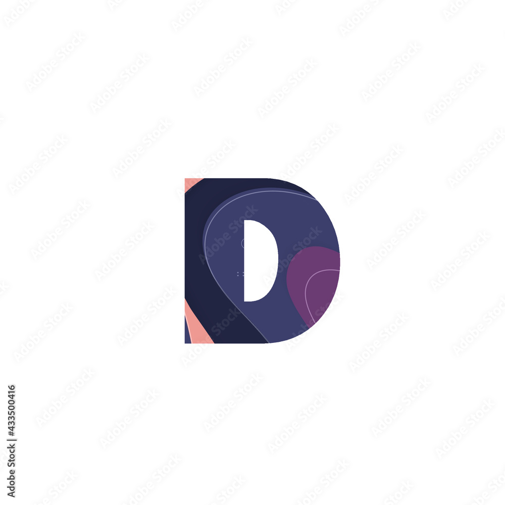 Initial letter D logo vector design template Initial letter D logo vector design template