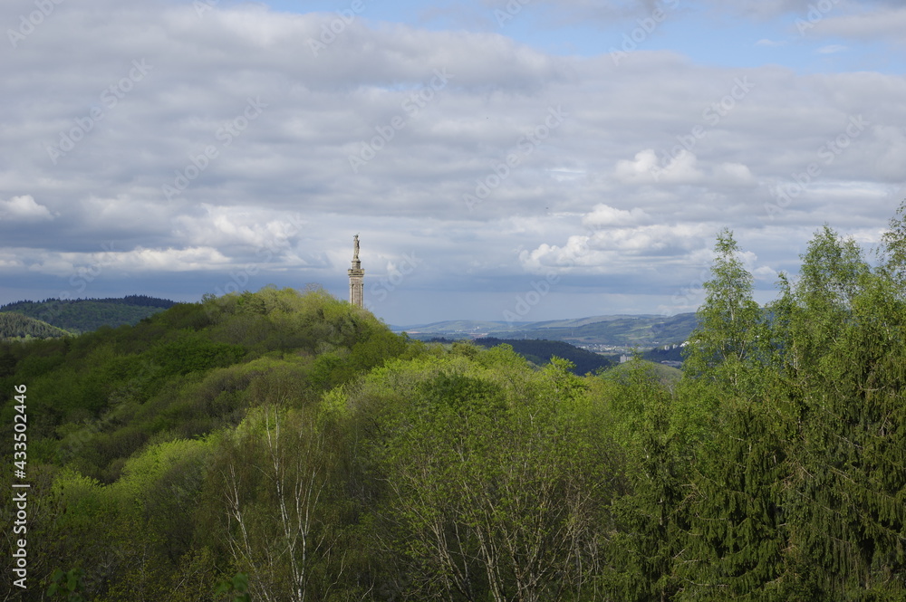 Die Mariensäule oberhalb von Trier