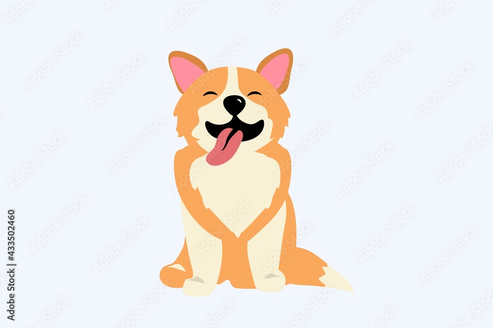 Happy dog smile Cute smiling welsh corgi Dog smile face with paw and heart shaped nose Corgi sitting sticking out his tongue Happy dog smile Cute smiling welsh corgi Dog smile face with paw and heart shaped nose Corgi sitting sticking out his tongue