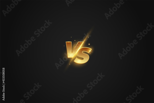 The Versus Background. Isolated Vector Illustration