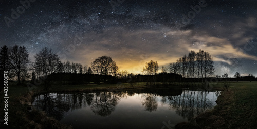 Landschaft mit Milchstraße - Milky Way © G. W. Haupt