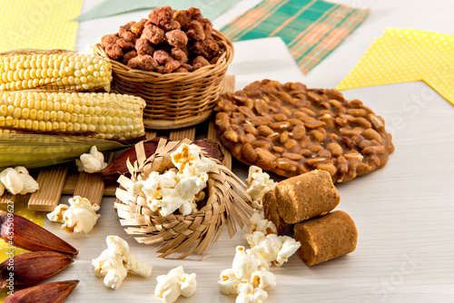 Typical brazilian june party foods.