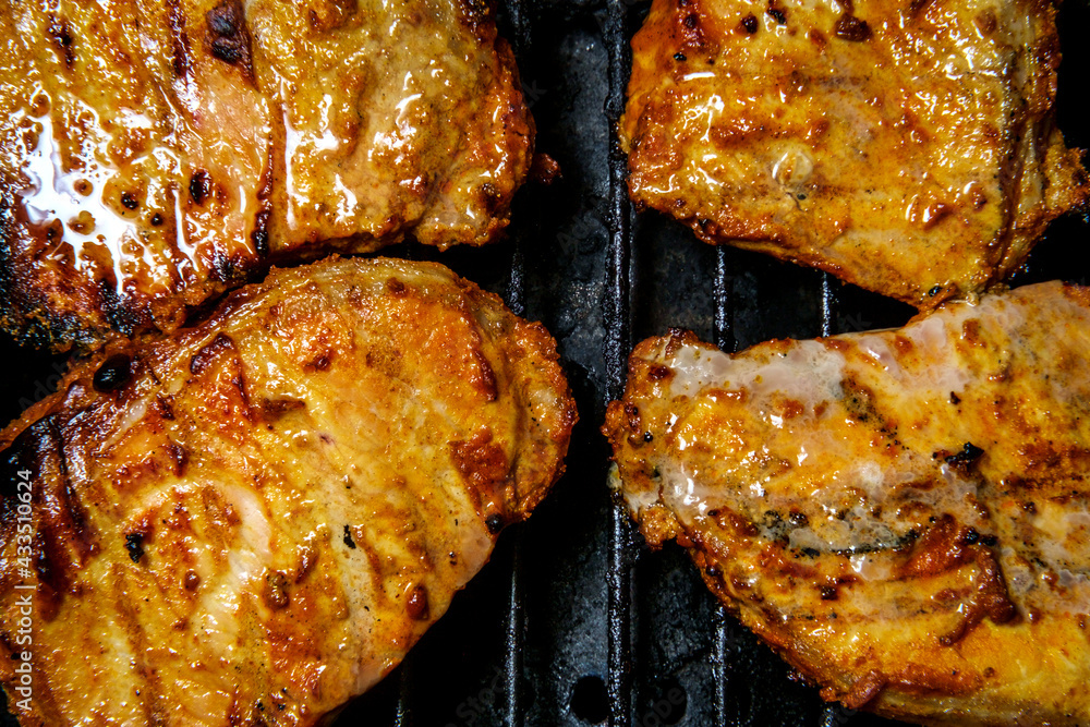 Grilled Porkchops Dinner Grilled Porkchops Dinner