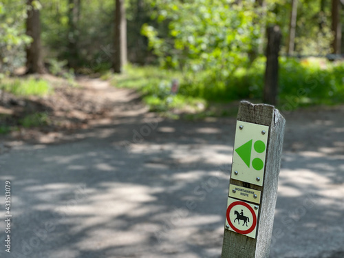 MTB sign at the MTB Route Rijssen photo