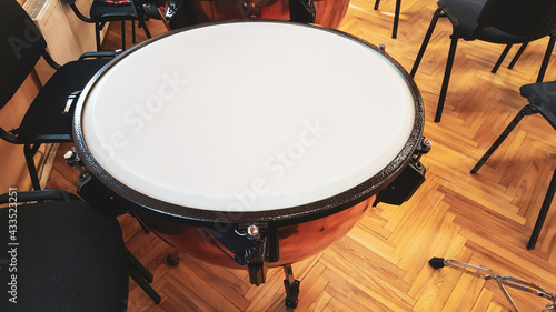 Tableau sur toile Timpani drum or kettledrums indoor
