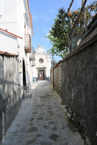 Narrow alley in Sorrento, Italy