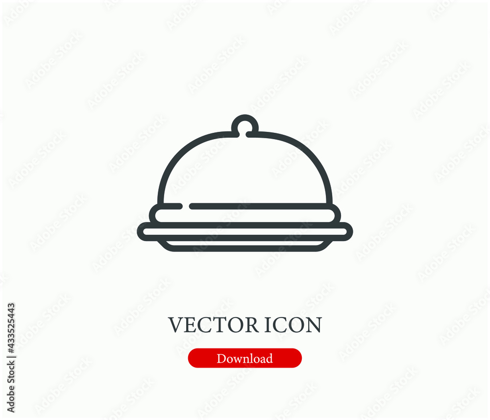 Tray vector icon. Editable stroke. Symbol in Line Art Style for Design, Presentation, Website or Apps Elements, Logo. Pixel vector graphics - Vector Tray vector icon. Editable stroke. Symbol in Line Art Style for Design, Presentation, Website or Apps Elements, Logo. Pixel vector graphics - Vector