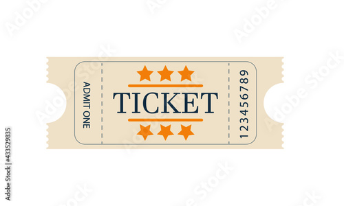 Ticket, Star, Kino, Casino, Cinema, Theater