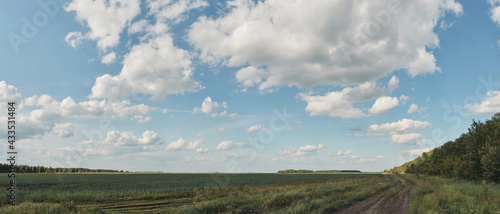landscape with clouds