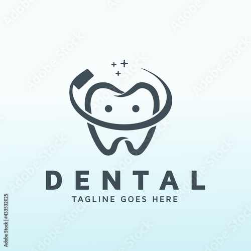 online dental guard service logo design templates
