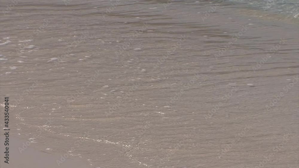 Small waves on a Caribbean beach. Small waves on a Caribbean beach.