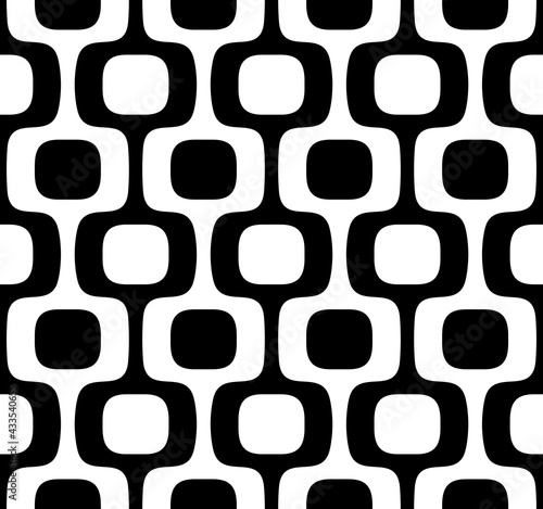 Seamless pattern with Ipanema Beach Sidewalk