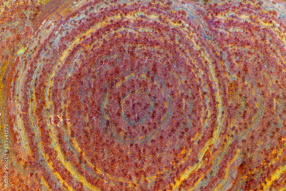 Rusty metal texture, Abstract colorful image	