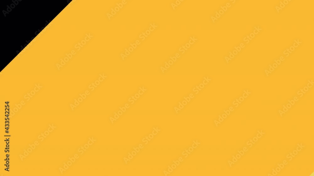 The transition of diagonal wipe graphics animated various orange