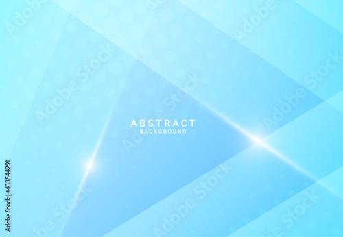 Modern blue luxury abstract background with 3d layered texture for website, business card design. Vector illustration