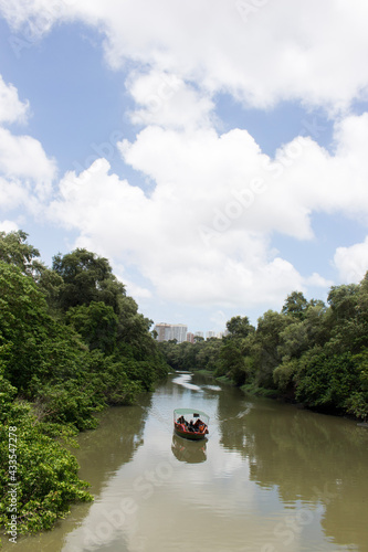 boat on the river