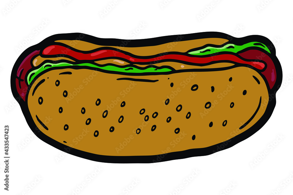 sandwich with sausage sandwich with sausage
