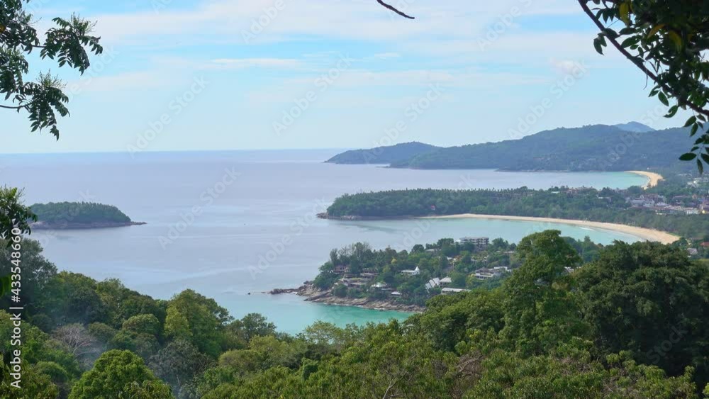 Phuket viewpoint, kata beach,karon beach and kata noi beach,Popular landmark travel of phuket thailand Phuket viewpoint Southern of Thailand Beautiful travel and tour background Phuket viewpoint, kata beach,karon beach and kata noi beach,Popular landmark travel of phuket thailand Phuket viewpoint Southern of Thailand Beautiful travel and tour background