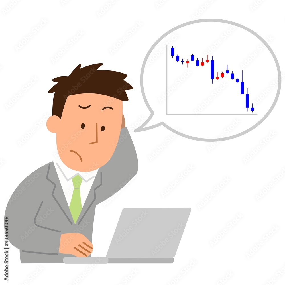 投資・下落3・男性1 投資・下落3・男性1