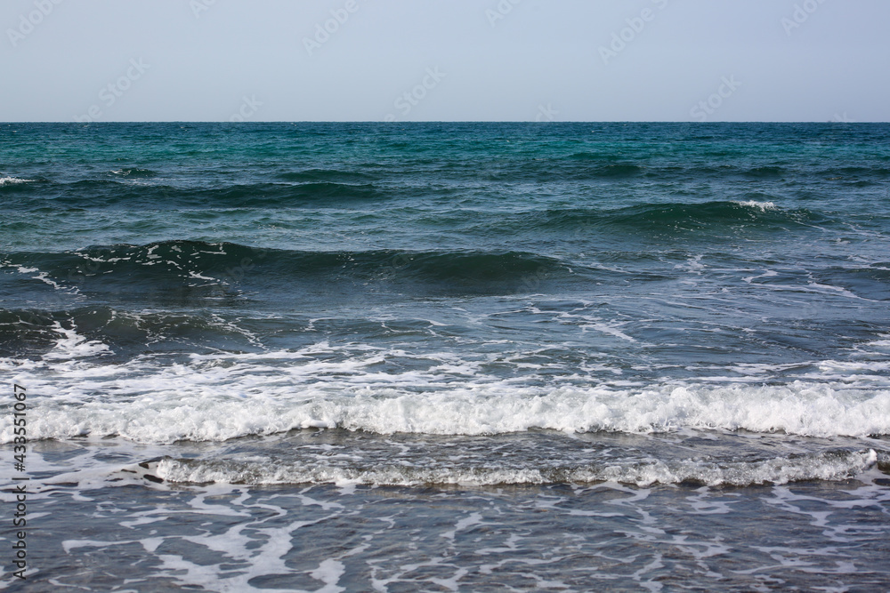 waves on the beach