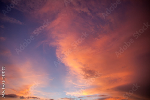 Sunset Sky with cloud background © todja