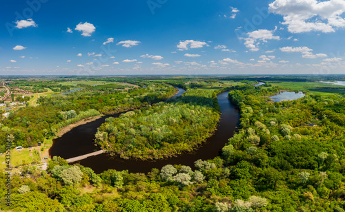 Photography Backwater of Tisza river in Hungary