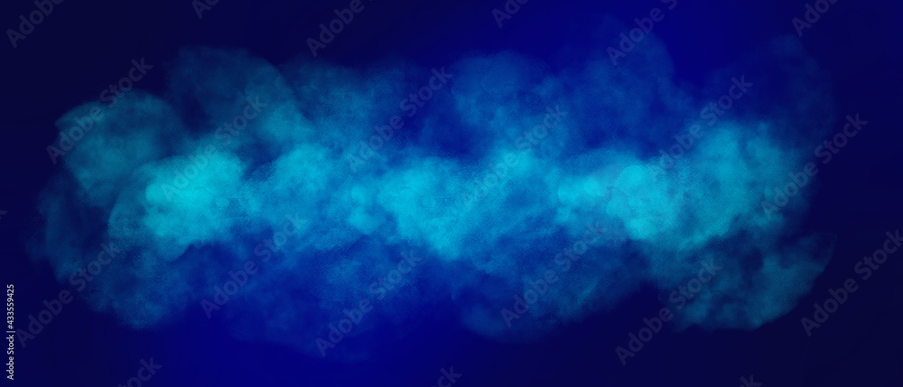 Cloudy Effects Abstract Blue Colours Digital Background for Websites and Apps