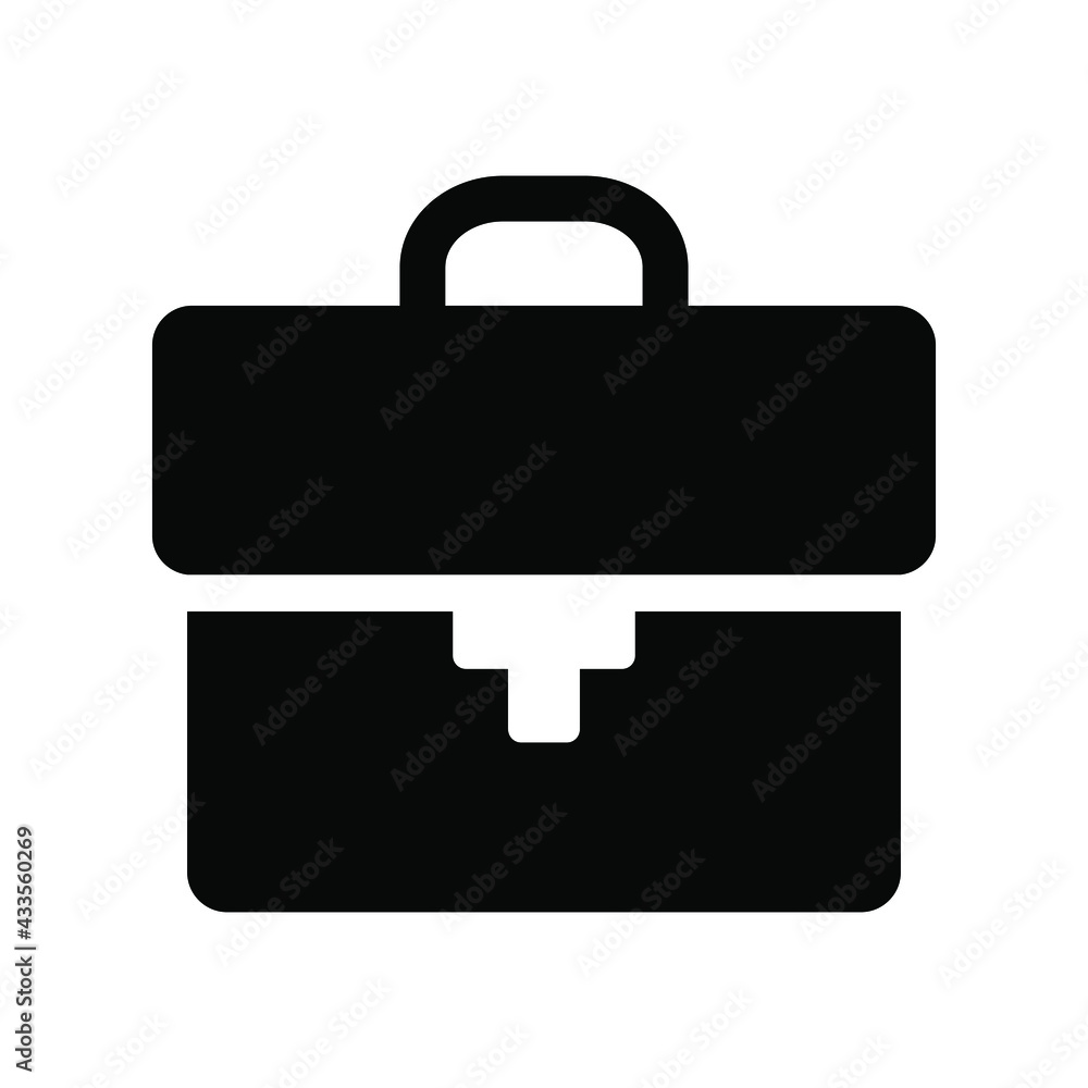 Suitcase icon vector graphic illustration Suitcase icon vector graphic illustration